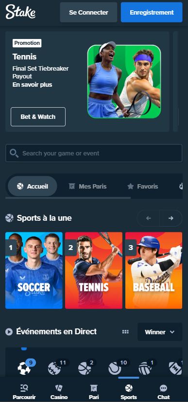 Stake sports